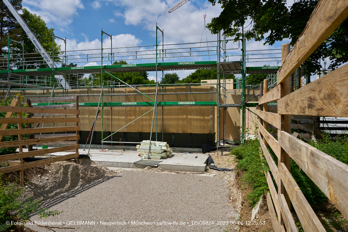 06.06.2023 - Neue Wände für das Haus für Kinder in Neuperlach in München